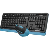Комплект клавиатура + мышь A4Tech Fstyler FG1035 (черный/синий) фото 2